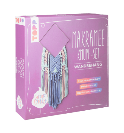 Makramee DiY-Set Knüpfset Wandbehang